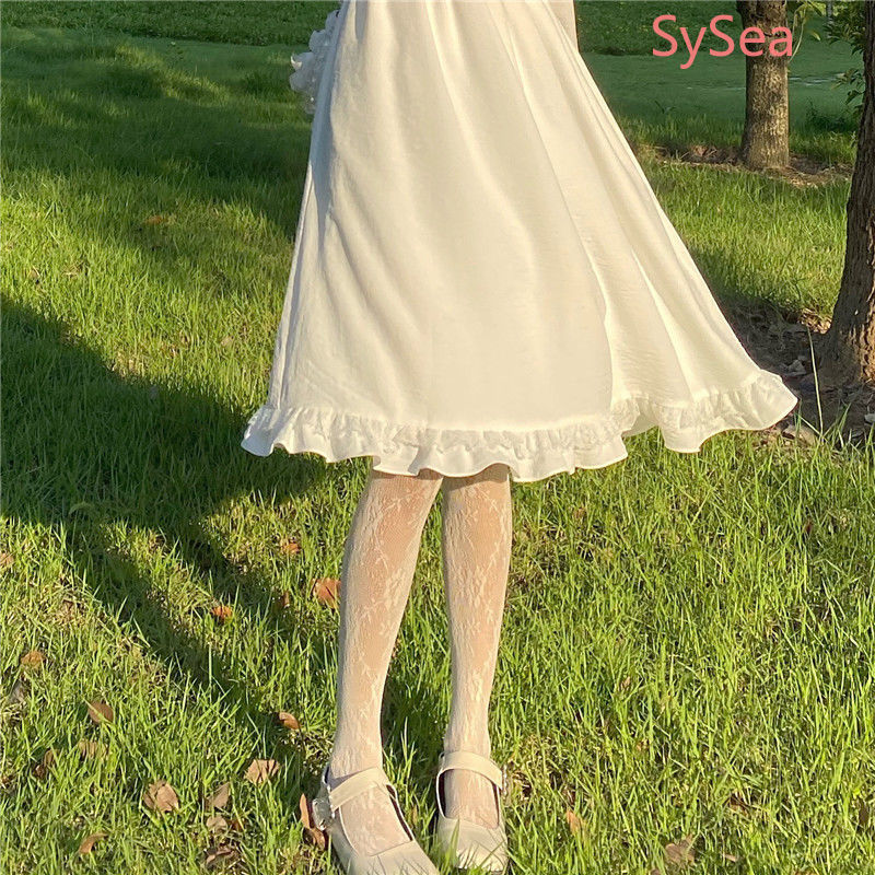 Đầm Dự Tiệc Tay Dài Phong Cách Hàn Quốc Ngọt Ngào Cho Nữ