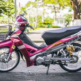 Tem trùm xe sirius spark nhiều màu