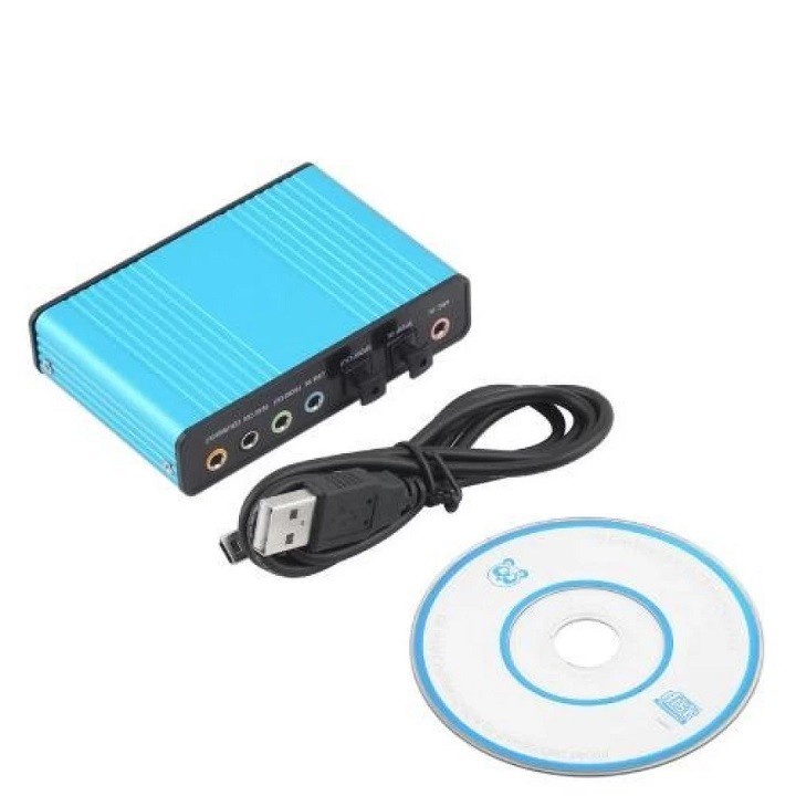 Card âm thanh box 5.1 USB 6CH + Optical audio -DC941