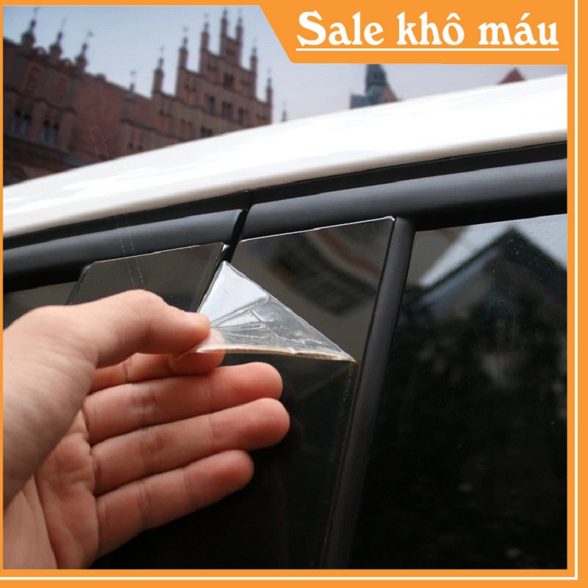 Ốp bóng trụ, bóng trầy cửa xe tráng gương đẹp cho xe Vios 2014-2021 chọn đời xe