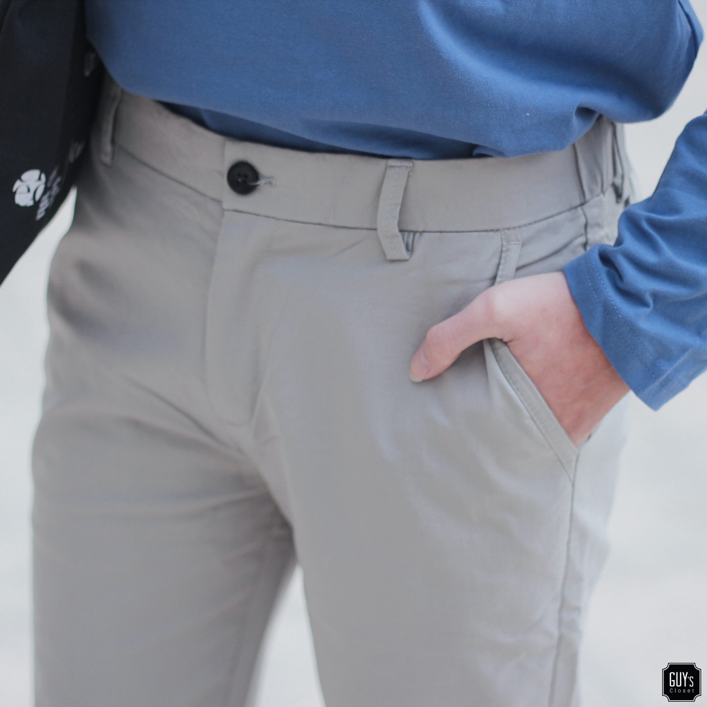 Quần Kaki Nam Everytime Kaki GUY's Closet, Ống suông, Phong cách năng năng động