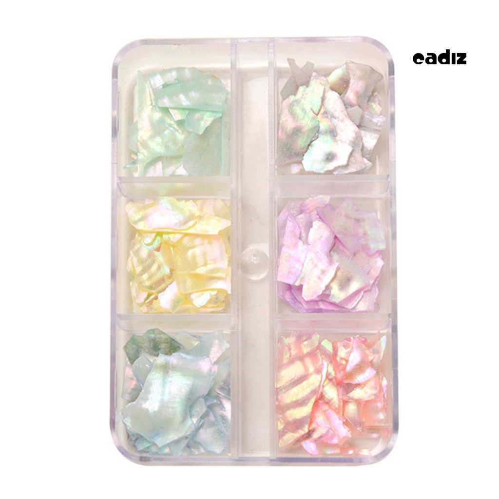1 Hộp Phụ Kiện Vỏ Sò 3D Trang Trí Móng Tay