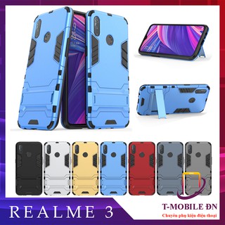 Ốp lưng Realme 3 iron man chống sốc kèm chống xem video tiện lợi