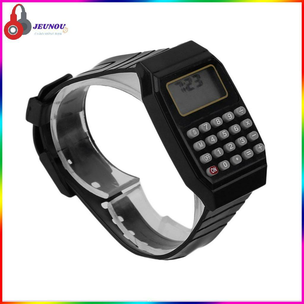 Đồng Hồ Điện Tử Máy Tính Dây Silicone
