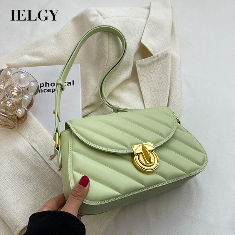 Túi đeo chéo vai IELGY hình vuông cỡ nhỏ phong cách Hàn Quốc thời trang cho nữ