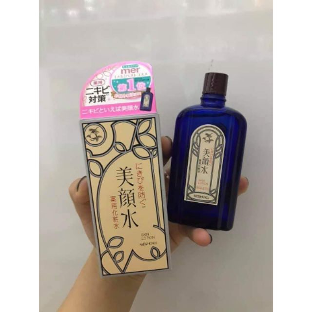 Nước hoa hồng ngừa mụn Meishoku Bigansui Nhật Bản 90ml