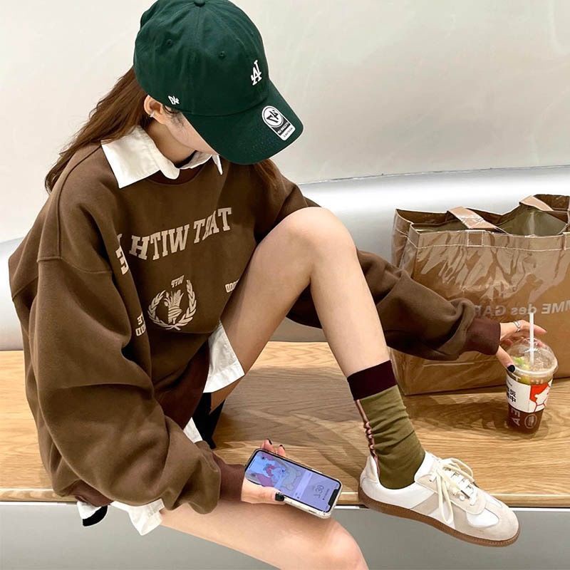 Áo Sweater Nam Nữ Hàng Quảng Châu Cao Cấp - Áo Hoodie Nỉ Dài Tay Unisex Cổ Tròn Phong Cách Hàn QUốc Siêu Đẹp - A205