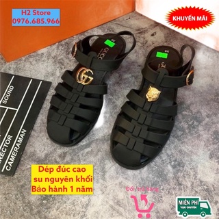 Dép rọ nam đúc cao su nguyên khối, Dép bịt đầu gc fullbox.