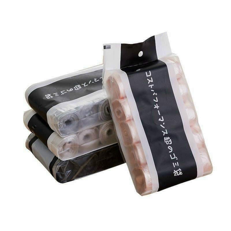 Combo set 5 cuộn túi bóng đựng rác tự phân hủy