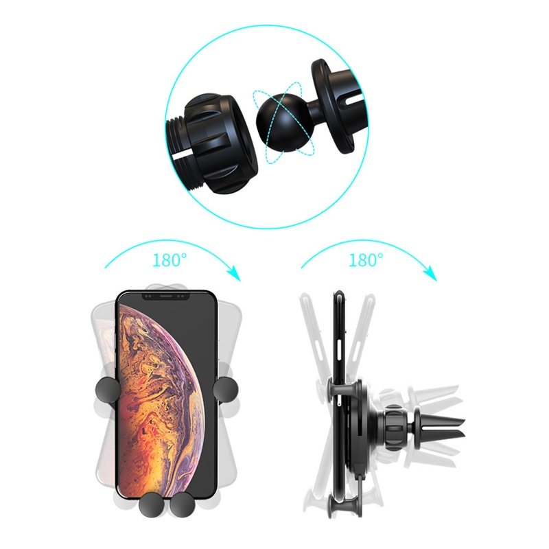 Giá Đỡ Điện Thoại Gắn Lỗ Thông Gió Xe Hơi Tiện Dụng