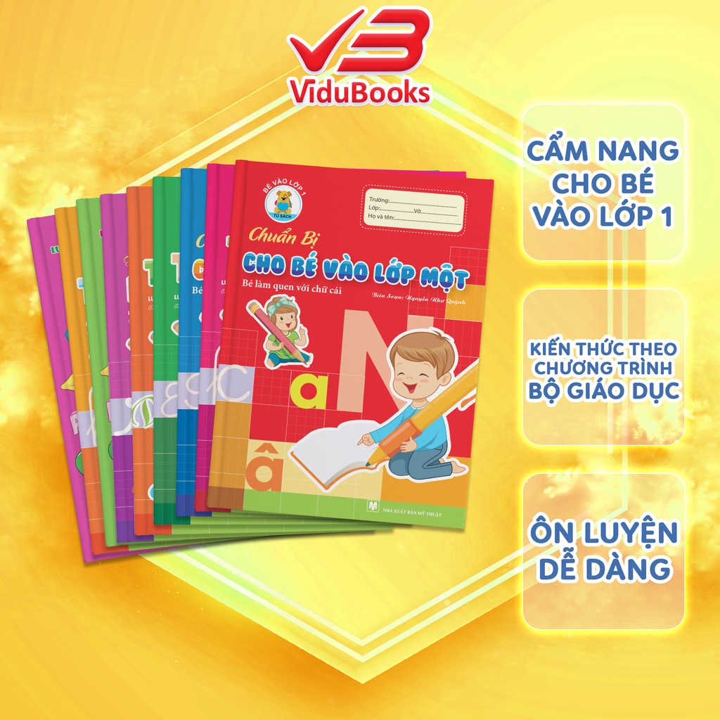 Sách - Bộ 9 Cuốn Tập Tô - Tập Viết Chữ - Làm Quen Chữ Cái/Chữ Số (Chuẩn Bị Vào Lớp 1)