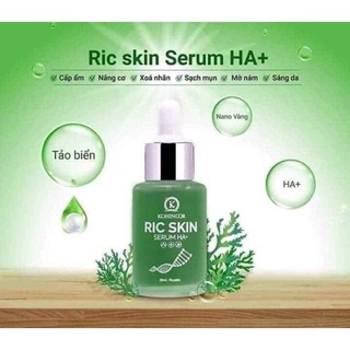 Serum ric skin HA cung cấp dưỡng chất cho da, giúp da trắng sáng mịn màng