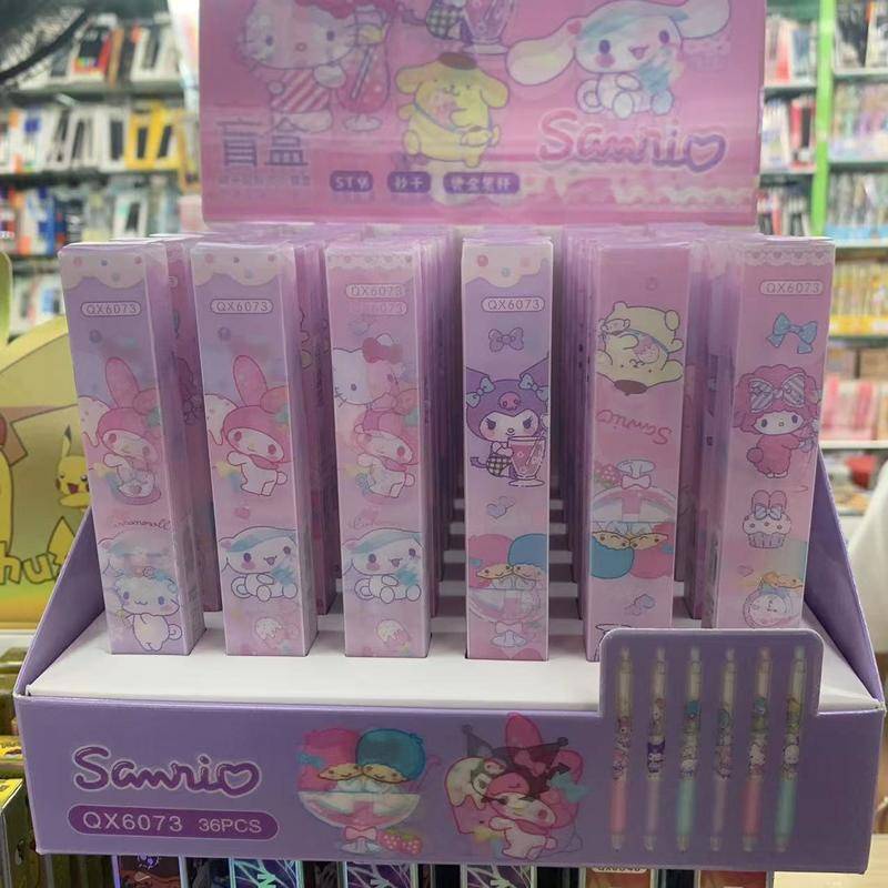 SANRIO Mới Bút Bi Họa Tiết Kuromi Mymelody Cinnamoroll Dễ Thương Cho Học Sinh