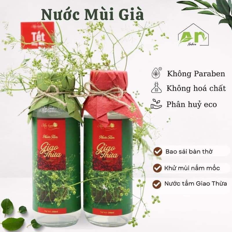 Nước Mùi Già xông tắm, khử khuẩn, bao sái bàn thờ chai 350ml