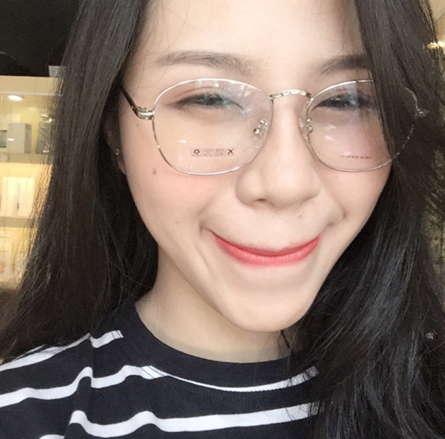 Kính gọng Vintage Kim loại Hàn quốc cao cấp