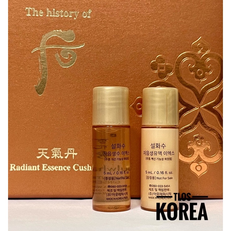 [Bản Mới Ra] Cặp nước hoa hồng + sữa dưỡng Sulwhasoo nhân sâm Concentrated Gingseng Renewing Water Emulsion 5ml+5ml