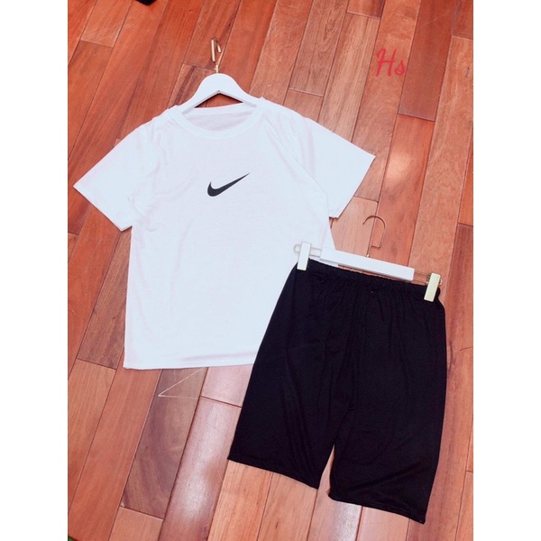 Bộ áo nai phẩy nhỏ + quần legging lửng TH6