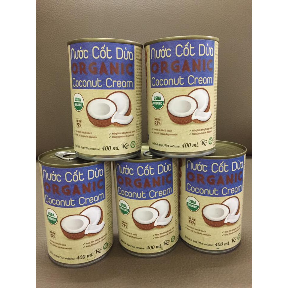 Nước cốt dừa hữu cơ 400ml