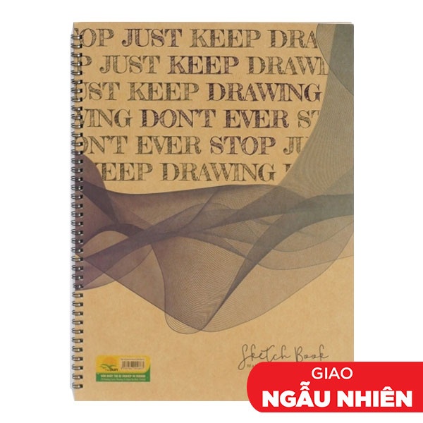 Tập Vẽ Cao Cấp Sketch Book (26x36cm) - Mẫu Màu Sản Phẩm Sẽ Được Giao Ngẫu Nhiên