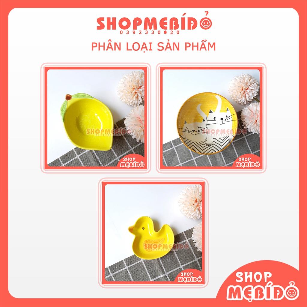 Bát Ăn Dặm Gốm Sứ Kiểu Nhật Màu Vàng Cao Cấp Nhiều Hình Cho Bé Nicebabyvn