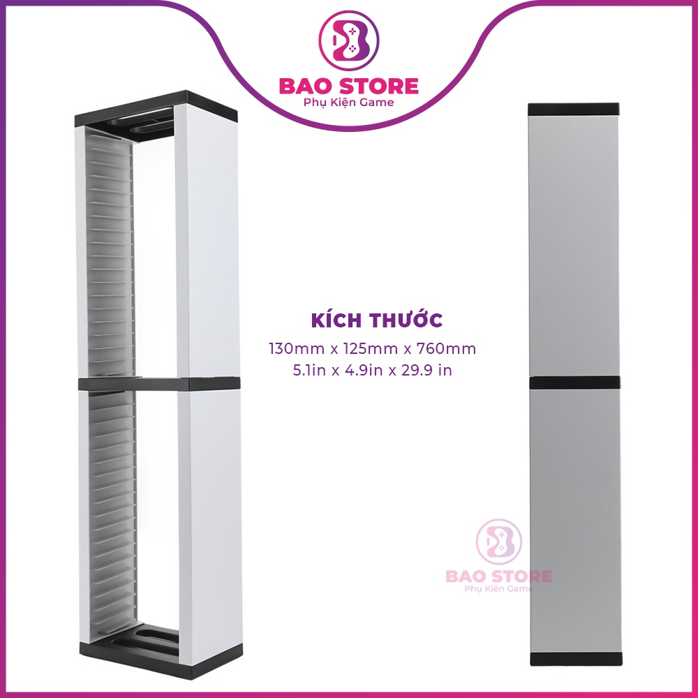 Kệ đựng đĩa 36 đĩa game PS5 / PS4 / Xbox One / Nintendo Switch