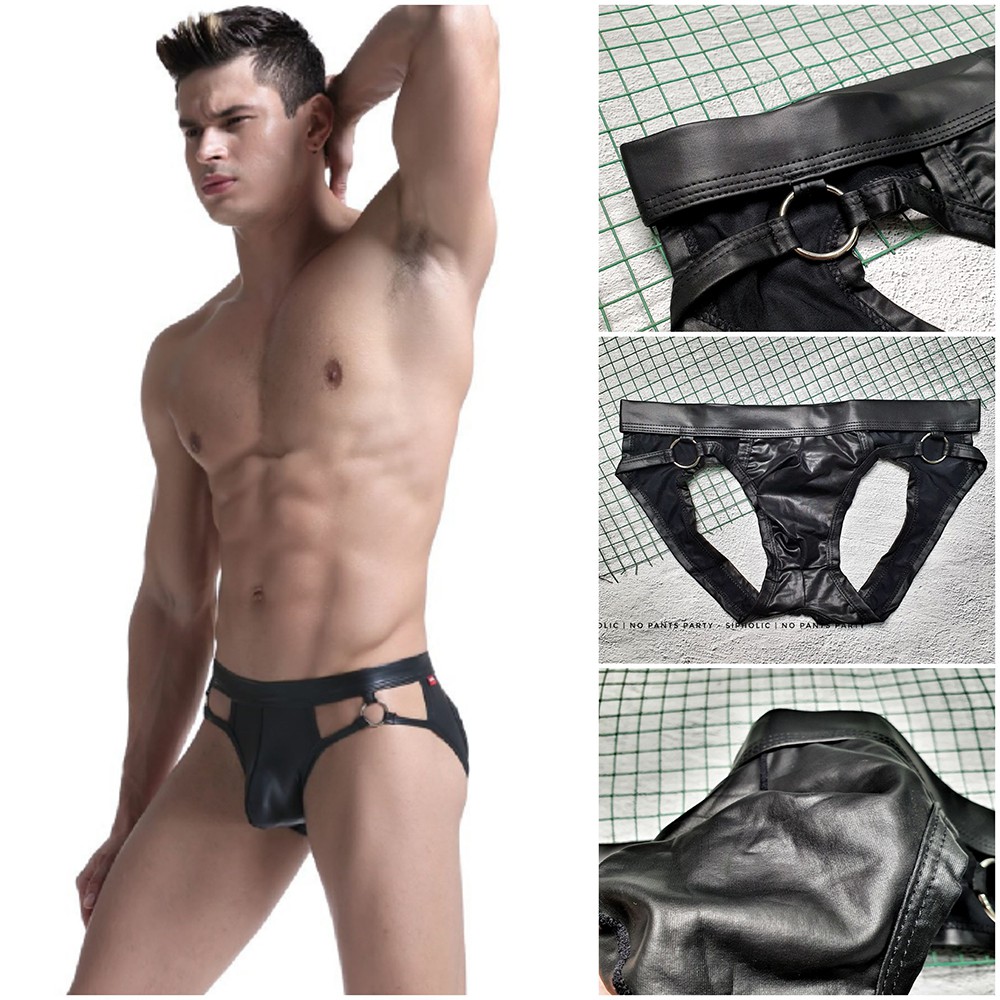 Quần JockStrap - Hở Mông Sexy - Da PU