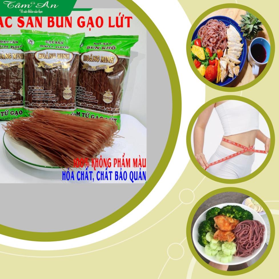 [100% Gạo Lứt ️] Bún gạo lứt đỏ, miến sợi rút thực dưỡng Eat Clean ️  Phở gạo lứt đỏ- có giấy chứng nhận chất lượng