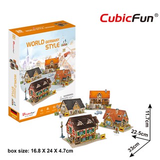 Mô hình giấy 3d cubicfun - germany style w3189h