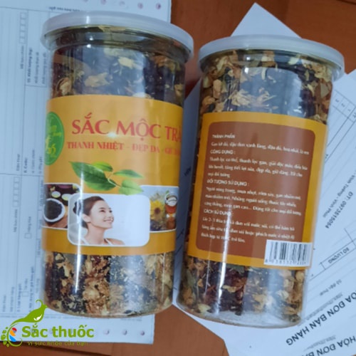 Sắc mộc trà GIẢI ĐỘC THANH NHIỆT ĐẸP DA GIỮ DÁNG mom beauty HỘP 500GRFreeship💥 | BigBuy360 - bigbuy360.vn