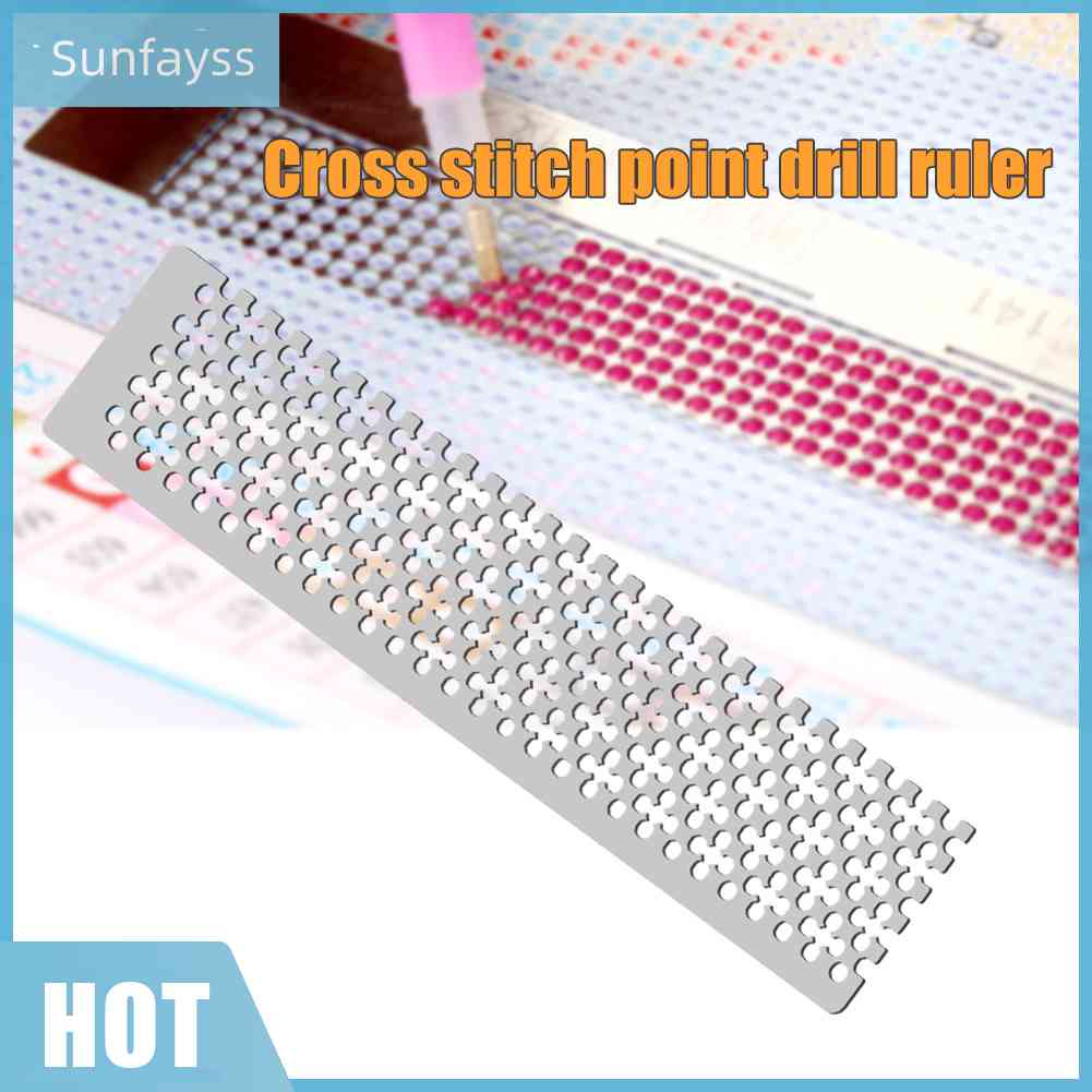 Thước Tròn Hình Vuông Dùng Làm Tranh Đính Đá DIY