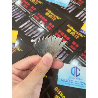 Lưỡi dao khắc (10 lưỡi)/ Hàng có sẵn