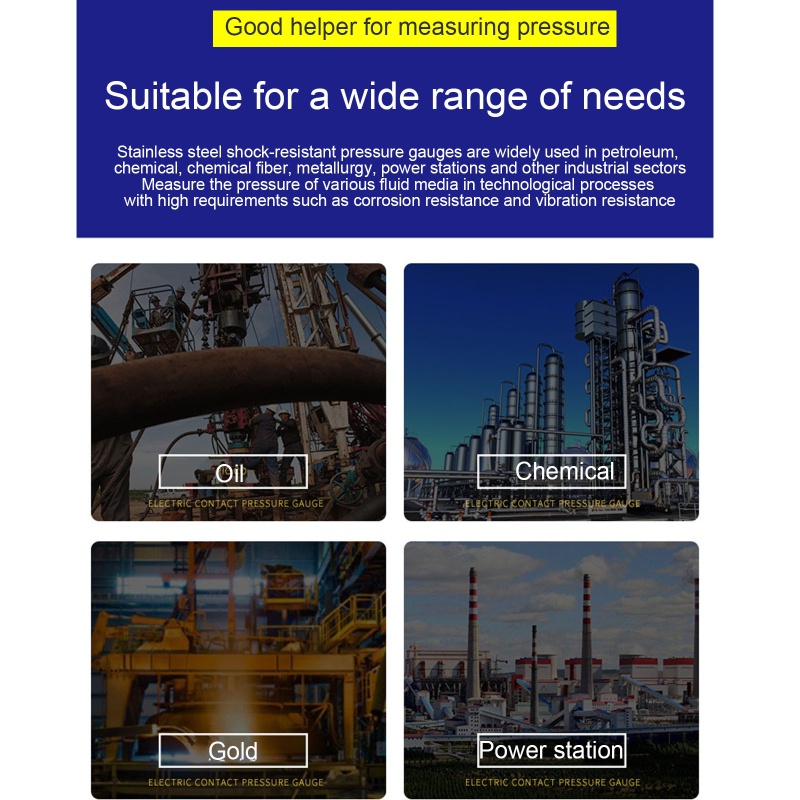 Đồng Hồ Đo Áp Suất Nhiên Liệu / Nước / Nhiên Liệu Mini Đường Kính 3 5in 90mm Thông Dụng Dễ Lắp Đặt