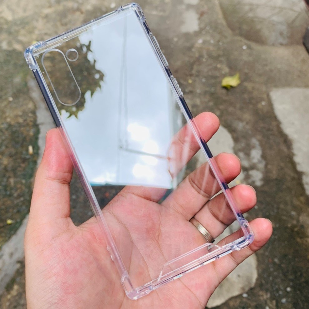 Ốp lưng Samsung Note 10, Note 10 Plus Clear Color Ver 3 trong suốt chống sốc, chống va đập, chống ố vàng mặt lưng