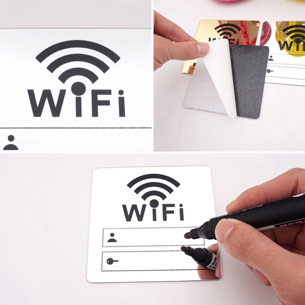 Hình Dán Tường Tích Hợp Mật Khẩu Công Cộng Bằng WIFI Thanh Lịch