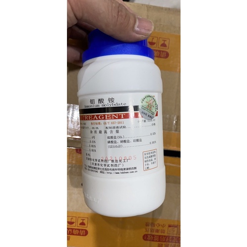 Hoá chất ammonium molybdate amoni molybdat lọ 500g