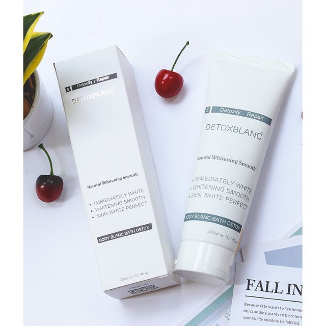 Sữa tắm thải độc trắng da detox blanc