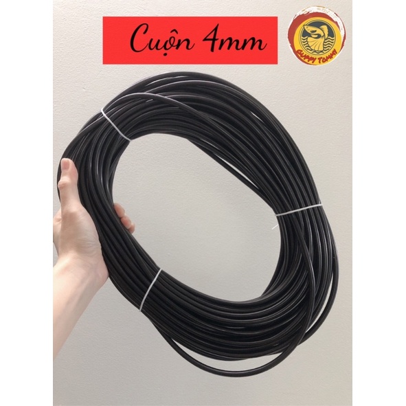 Dây Sủi Oxy Đen Dẻo Chống Gập (Nguyên cuộn)