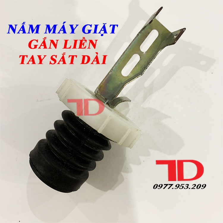 Nấm cao su máy giặt gắn liền tay sắt dài