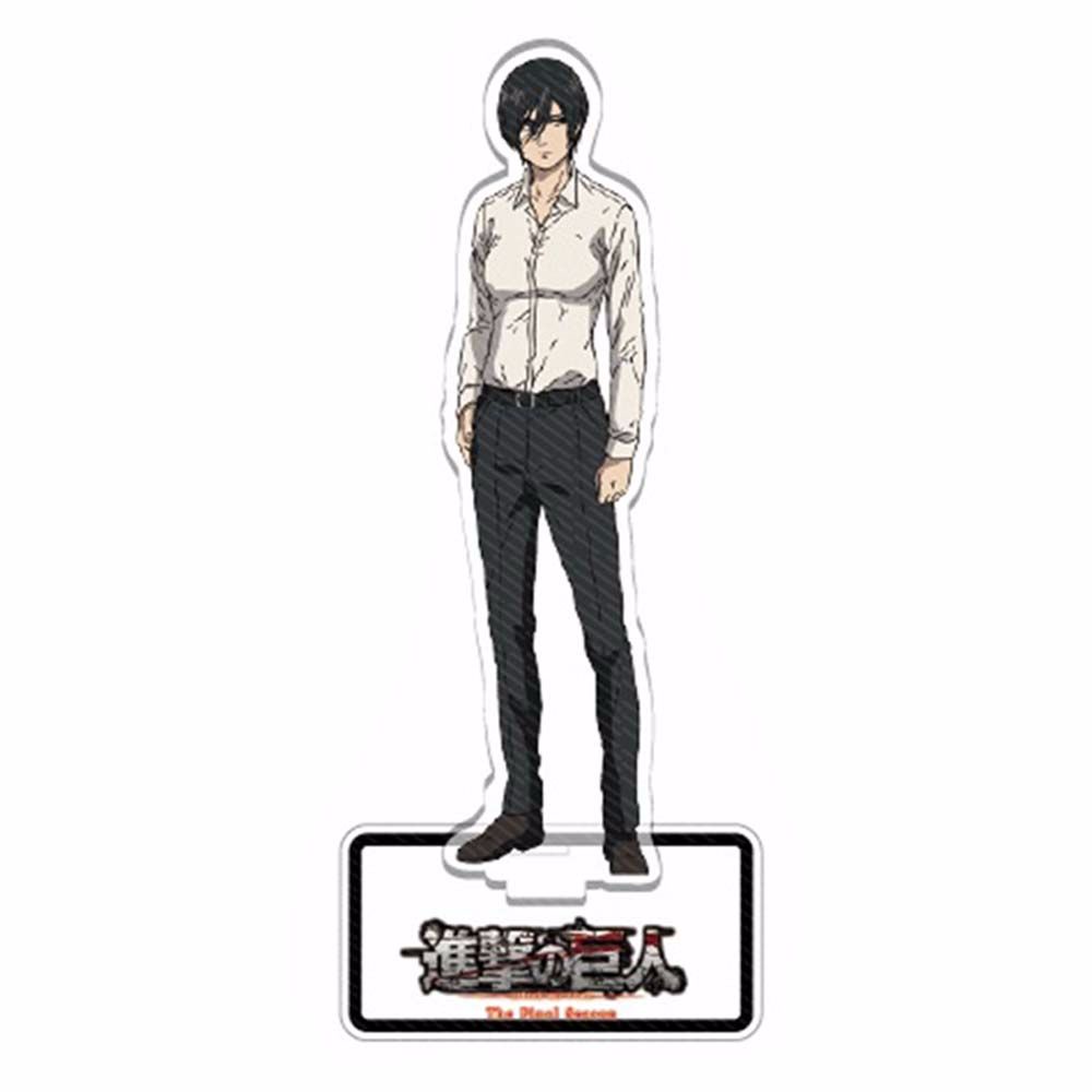 Thẻ đứng hình nhân vật Eren Jaeger Shingeki no Kyojin trong Attack on Titan bằng acrylic làm thủ công trang trí bàn