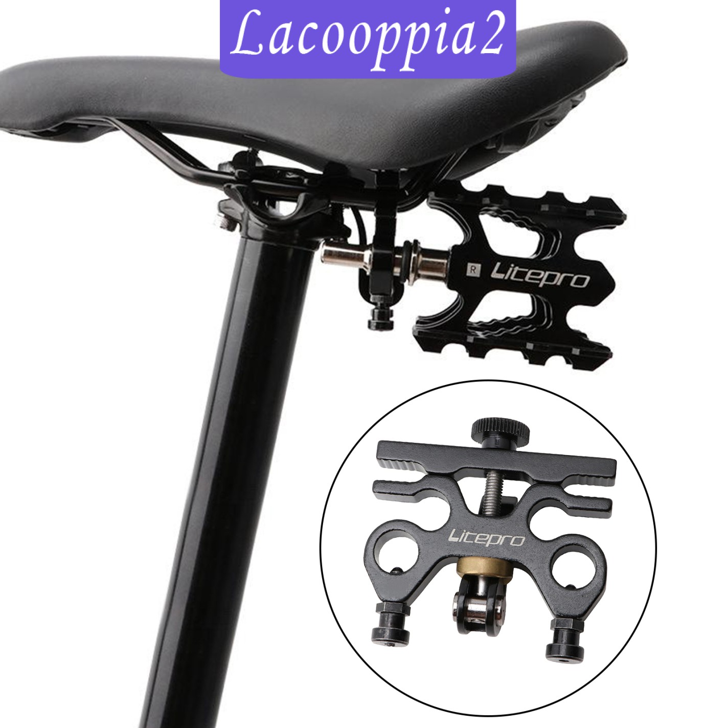 Giá Đỡ Bàn Đạp Xe Đạp Tháo Lắp Nhanh Cho Brompton Lacoopppia2