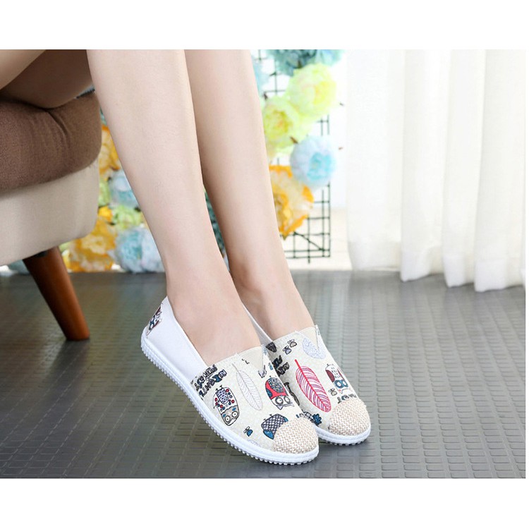 GIÀY LƯỜI SLIP ON VINTAGE ĐƠN GIẢN | BigBuy360 - bigbuy360.vn