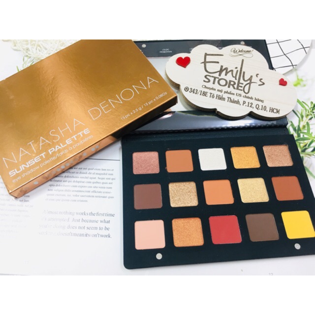 Bảng phấn mắt Natasha Denona Sunset Eyeshadow Palette