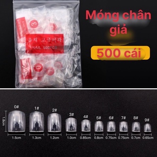 Bịch 500 cái móng chân giả