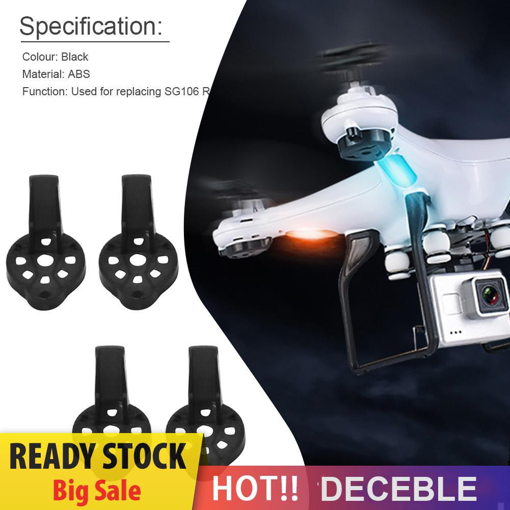 Deceble 4pcs Plastic Small Landing Gear Tripod Mount Bracket for SG106 RC Drone