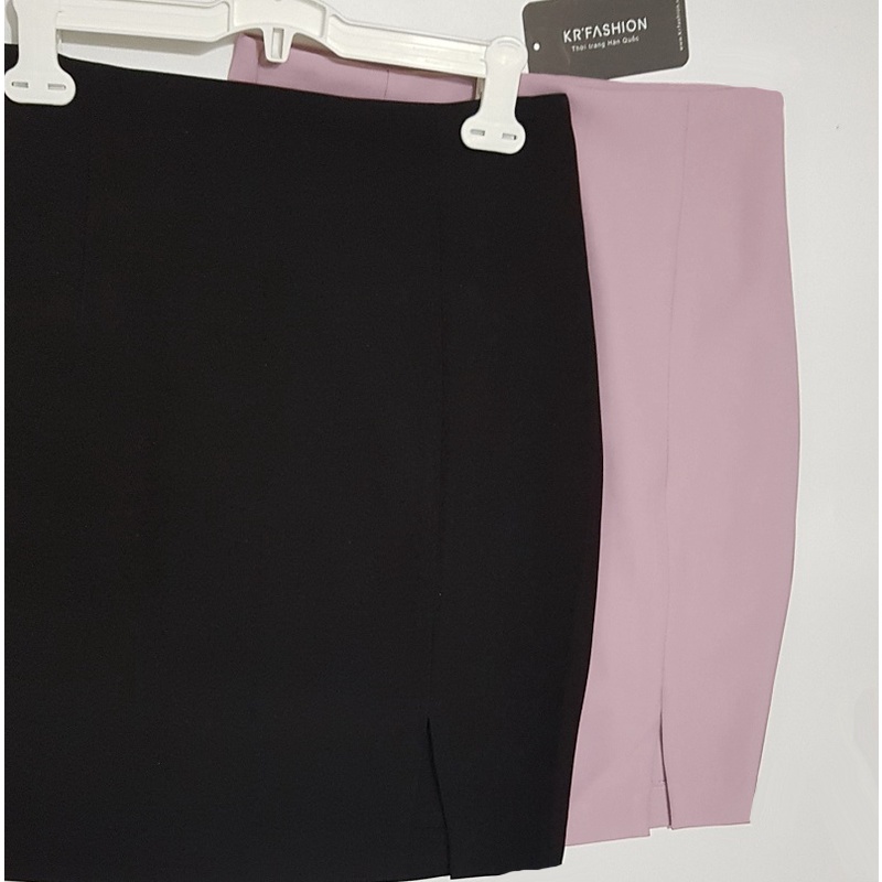 Chân váy công sở xẻ trước SK2101 - KRfashion Cao cấp style Hàn Quốc chỉ có tại váy công sở bút chì xẻ đẹp thanh lịch | BigBuy360 - bigbuy360.vn