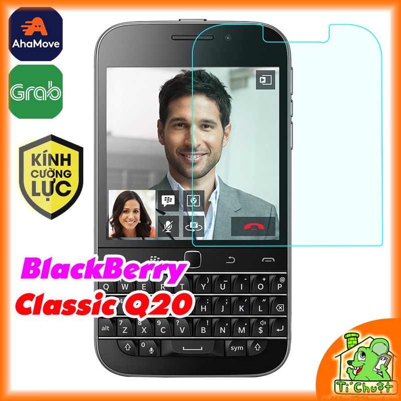 [Ảnh Thật] Kính CL BlackBerry Classic Q20 Cường Lực mài cạnh 2.5D-9H