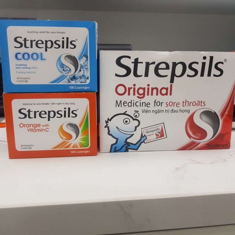 Strepsil viên ngậm gói 2 viên