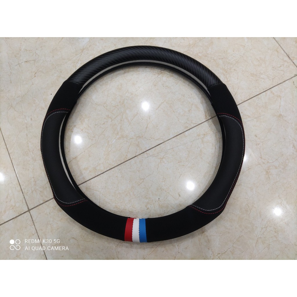 Bọc vô lăng, bọc tay lái ô tô Mẫu Cờ Việt Nam, Cờ Ý Size M, Đường kính 37, 38cm lắp vừa hầu hết các dòng xe