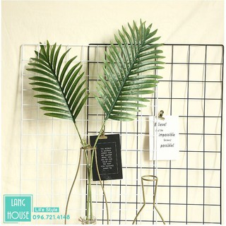 Hoa Giả Hoa Lụa - CÀNH ĐIỂM LÁ DỪA Loại 1 Giống Thật