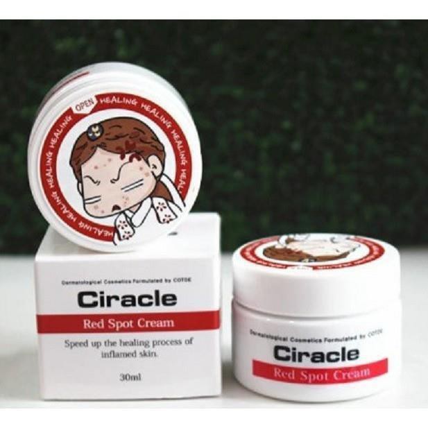 Ciracle Red Spot Cream [Sạch mụn 100%-Hàng Auth]  Kem Ciracle giảm mụn, xóa mờ vết thâm, trắng da hiệu quả